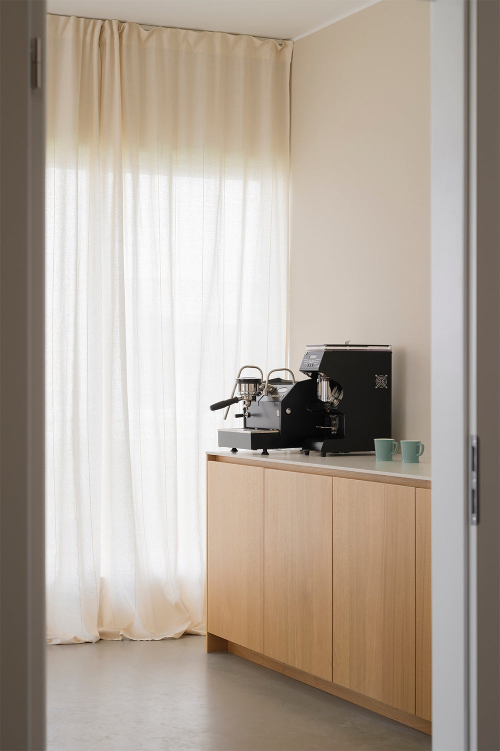 La Marzocco Siebträgermaschine in unserem Kursraum