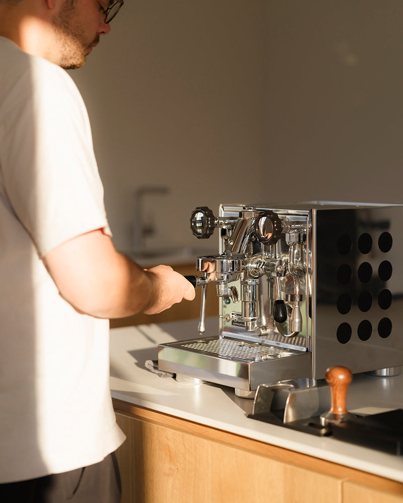 Barista Kurs: Praxisteil an der Rocketsiebträgermaschine