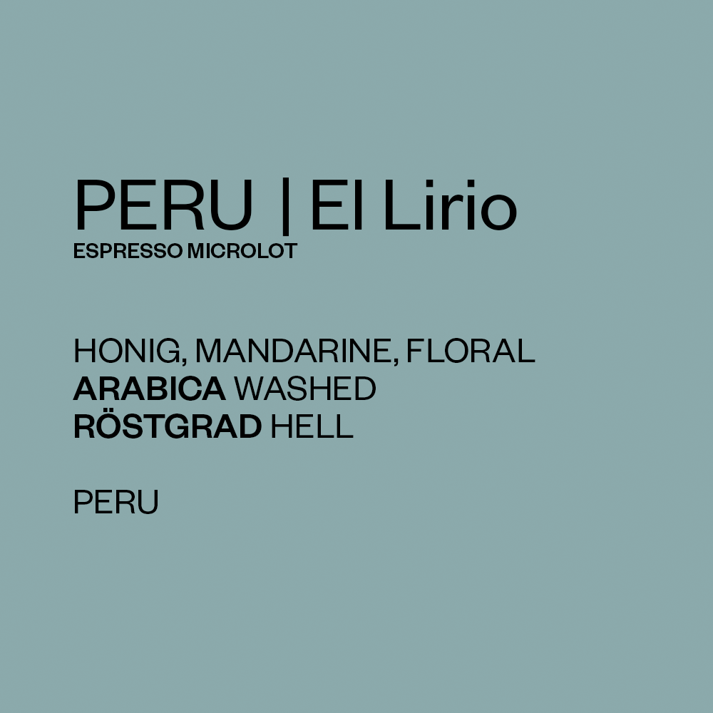 PERU El Lirio | Microlot Espresso